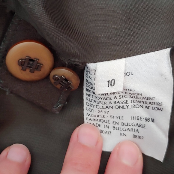 Vintage Wool Blazer-Womens - Picture 3 of 6